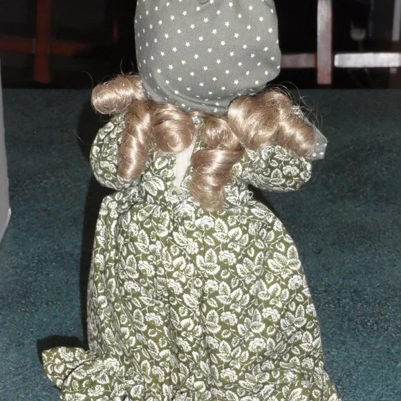 Emily ANRI Wood Carved 14 Doll by Sarah Kay Signed With Basket And Box RARE!